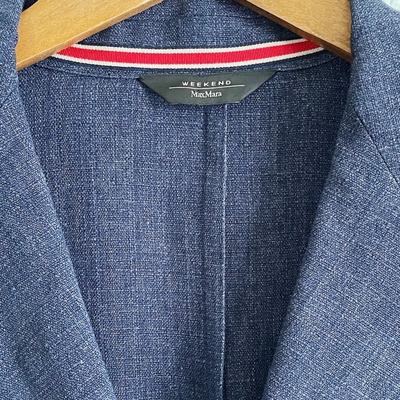 MaxMara || Linen Weekend Blazer - Picture 3 of 6